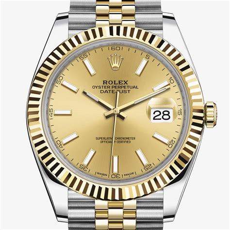 rolex oyster perpetual datejust 41 gold|rolex datejust 41 price.